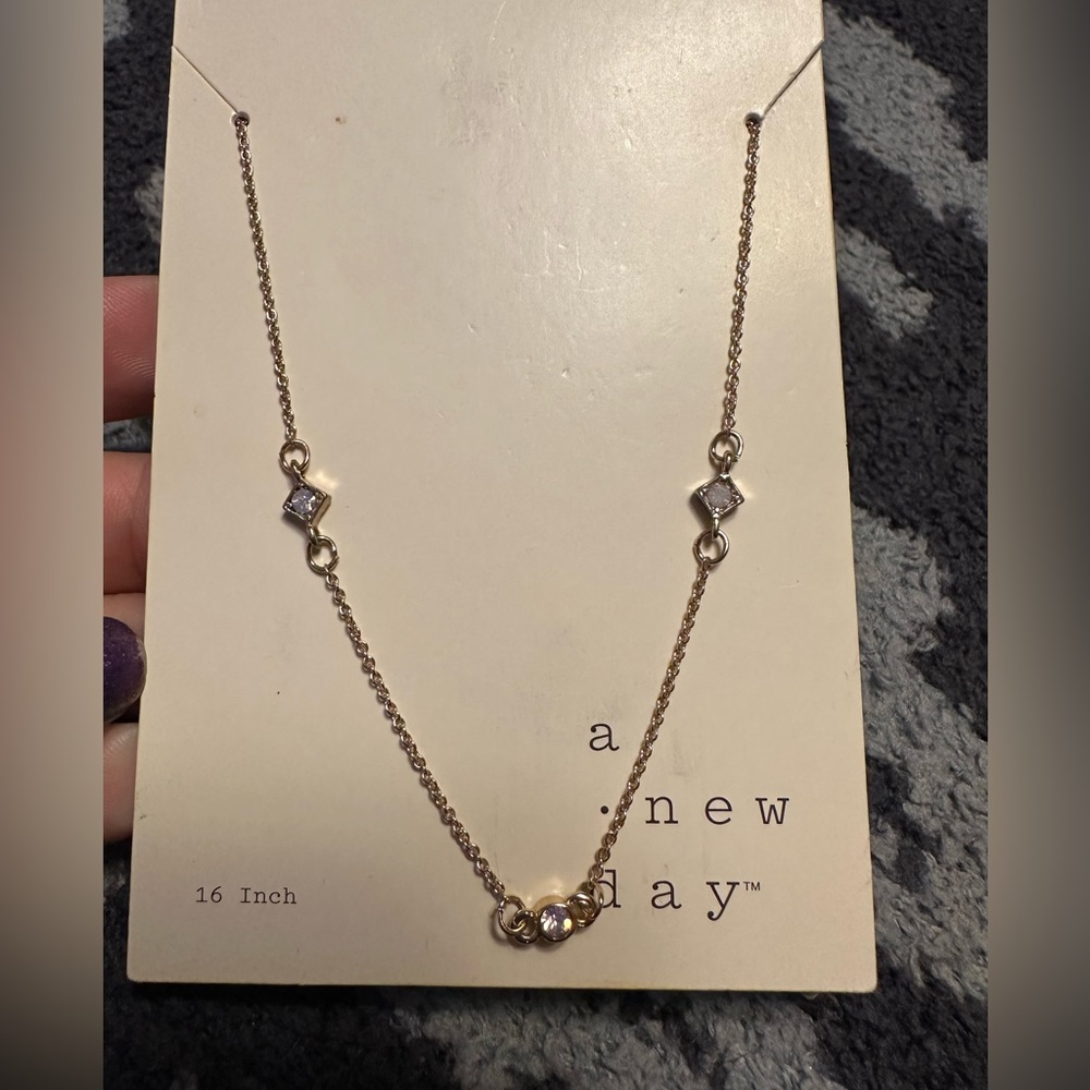 A new day 16 inch necklace.